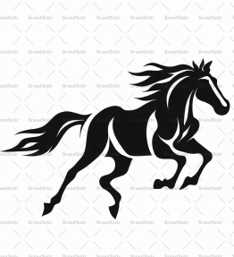 Galoppierendes Pferd